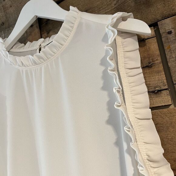 Halogen ruffled blouse - Picture 3 of 8